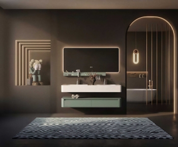 Modern Bathroom Cabinet-ID:631039112