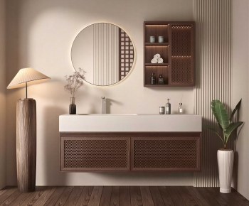 Modern Bathroom Cabinet-ID:697793969