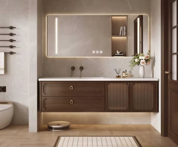 New Chinese Style Bathroom Cabinet-ID:257464899