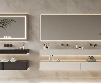 Modern Bathroom Cabinet-ID:737634907