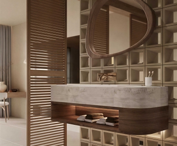 Modern Bathroom Cabinet-ID:745996008