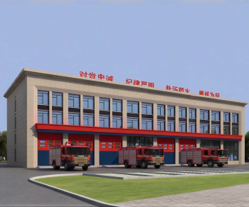Modern Public Building-ID:646092895