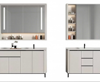 Modern Bathroom Cabinet-ID:563304904