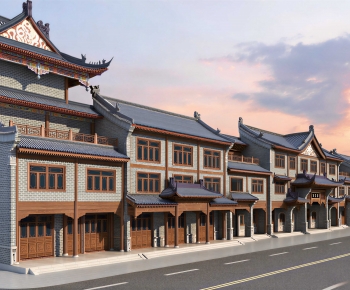 Chinese Style Ancient Architectural Buildings-ID:838179629