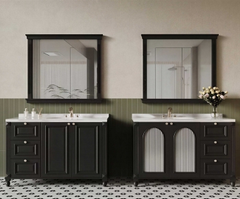 Simple European Style Bathroom Cabinet-ID:776160961