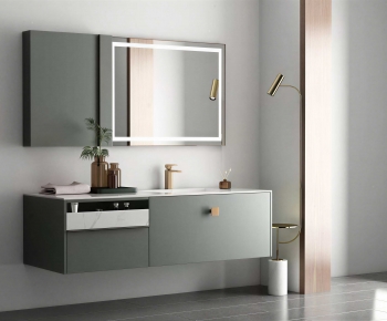 Modern Bathroom Cabinet-ID:725440982