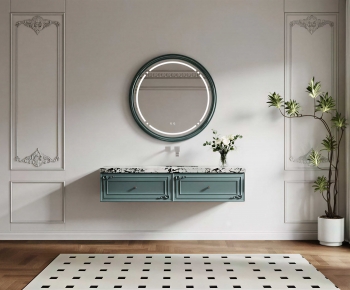 French Style Bathroom Cabinet-ID:996015078