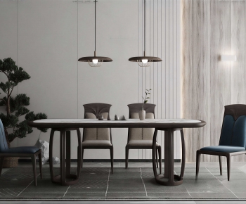Modern Dining Table And Chairs-ID:532855036