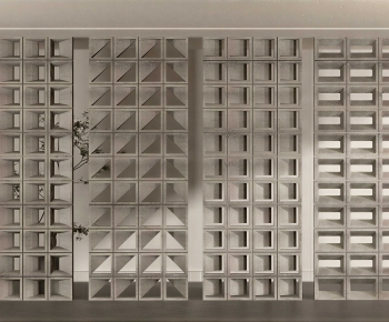 Modern Cement Brick Screen Partition-ID:173891075