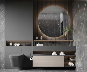 Modern Bathroom Cabinet-ID:622436057