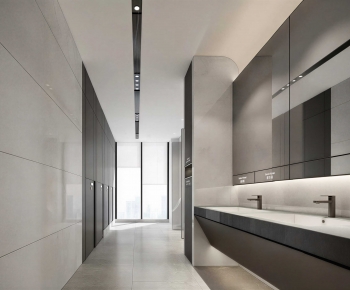 Modern Public Toilet-ID:121392976