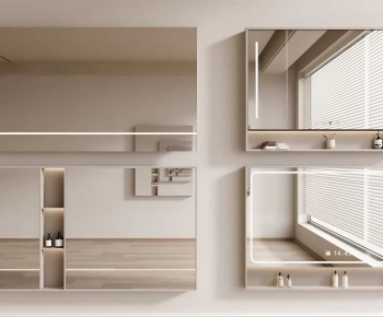 Modern Bathroom Cabinet-ID:651918894