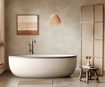 Wabi-sabi Style Bathtub-ID:217839964