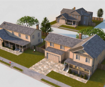 American Style Residential Building-ID:700974942