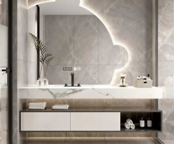Modern Bathroom Cabinet-ID:203872929
