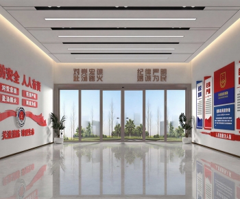 Modern Exhibition Hall-ID:598668103