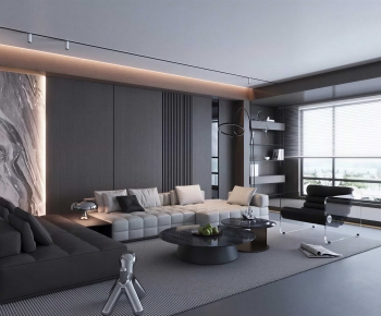 Modern A Living Room-ID:506025088