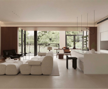 Modern A Living Room-ID:245457892
