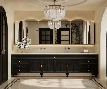 French Style Bathroom Cabinet-ID:138499029