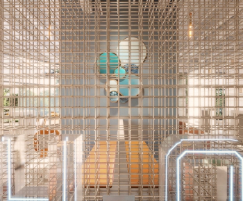 Modern Metal Screen Partition-ID:255882026