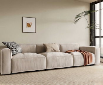 Modern Three-seat Sofa-ID:503343117
