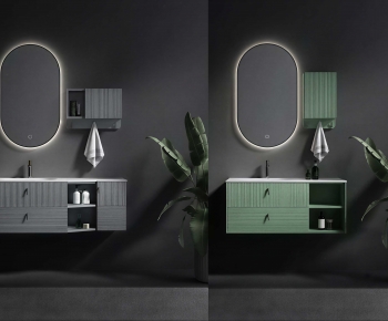 Modern Bathroom Cabinet-ID:397752059