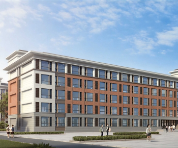 Modern School Building-ID:332178123