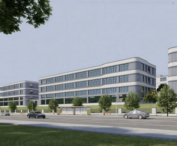 Modern Appearance Of Commercial Building-ID:184716946