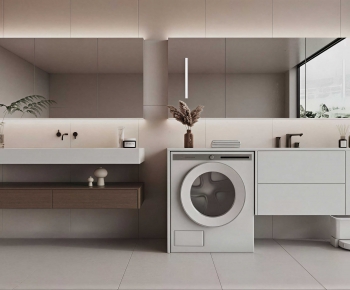 Modern Bathroom Cabinet-ID:346000288