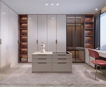 Modern Clothes Storage Area-ID:524154902