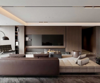 Modern A Living Room-ID:871092088