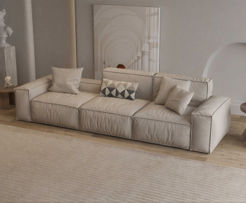 Modern Three-seat Sofa-ID:151226044