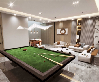 Modern Billiards Room-ID:593265066