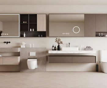 Modern Bathroom Cabinet-ID:341850045