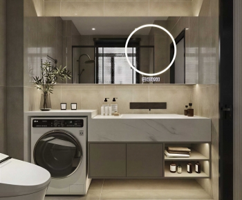 Modern Bathroom Cabinet-ID:536956071