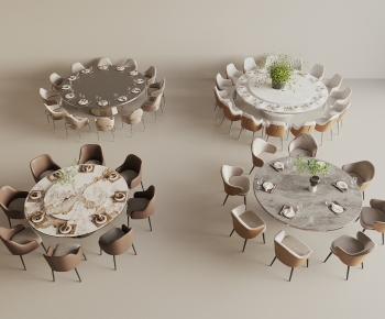Modern Dining Table And Chairs-ID:340907107