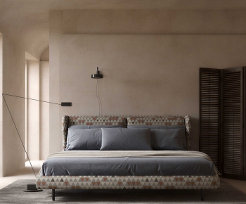 Modern Double Bed-ID:259880076