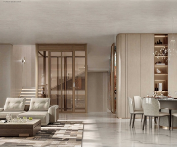 Modern A Living Room-ID:499084953
