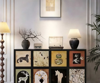 French Style Side Cabinet-ID:631613979