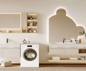 Modern Bathroom Cabinet-ID:793755058