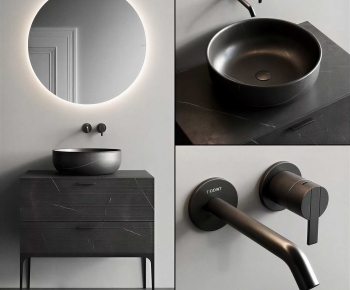 Modern Bathroom Cabinet-ID:195259095