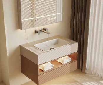 Modern Bathroom Cabinet-ID:138319025