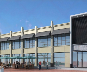 Modern Appearance Of Commercial Building-ID:341460721