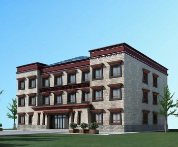 New Chinese Style Residential Building-ID:441989909