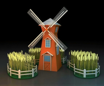 Nordic Style Building Component-ID:115488056