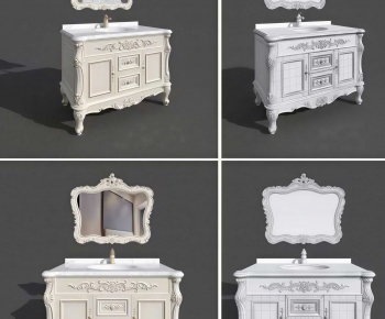 European Style Bathroom Cabinet-ID:747576953