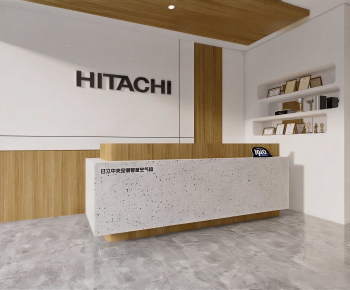 Modern Office Reception Desk-ID:708332061