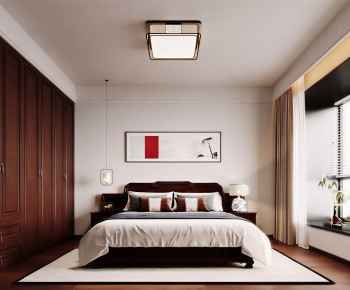 New Chinese Style Bedroom-ID:575414905