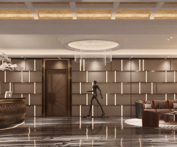 Modern Office Reception Desk-ID:157202961