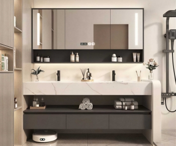 Modern Bathroom Cabinet-ID:980690006